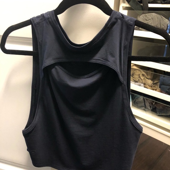 lululemon athletica Tops - Lululemon navy tank top size 4